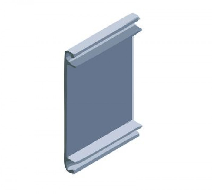 Kryt na káblový profill pre káblový profil 40x80 und 80x80