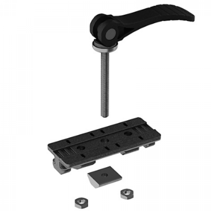 Profilový klzák ZN 40 x 80 s aretačnou pákou (set)
