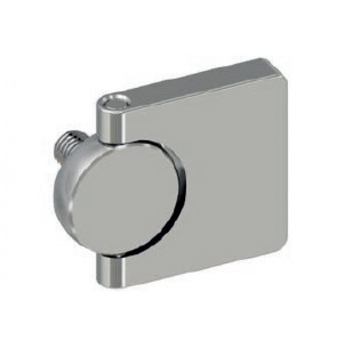 Polished and sandblasted hinges, stainless steel