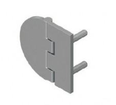 Stainless steel accessories &ndash; Polished and sandblasted hinges, stainless steel
