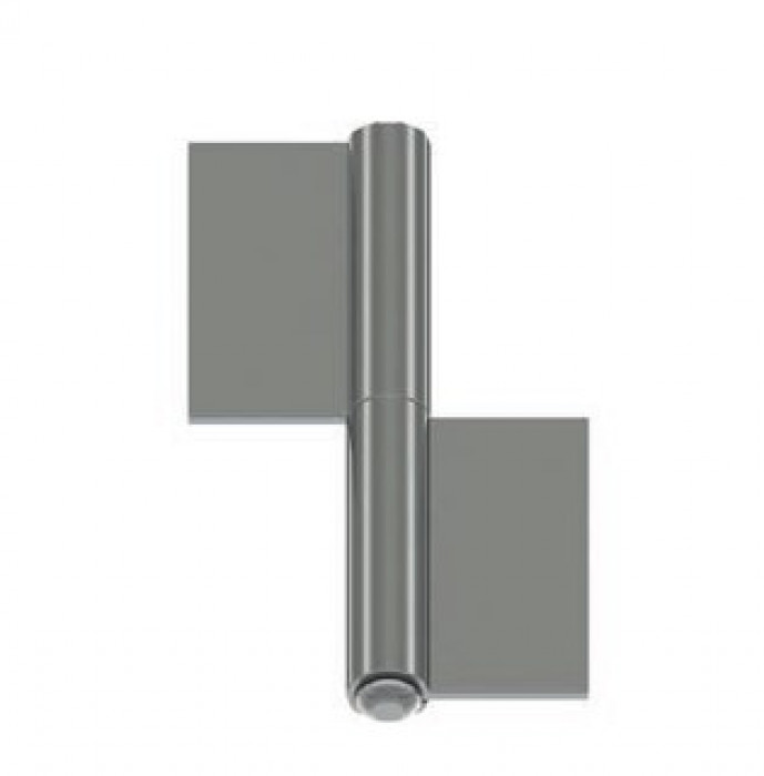 Lift-off hinges with central pin, stainless steel