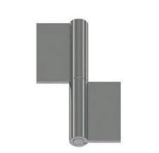 Stainless steel accessories &ndash; Lift-off hinges with offset pin, stainless steel