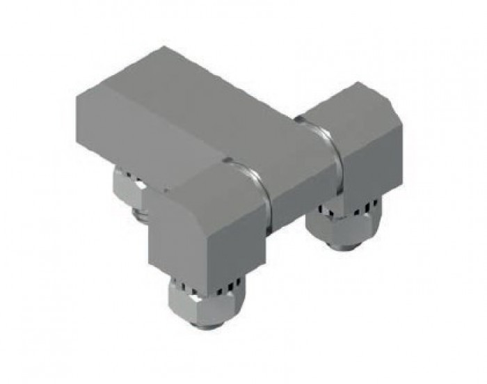 Heavy-duty hinges, stainless steel