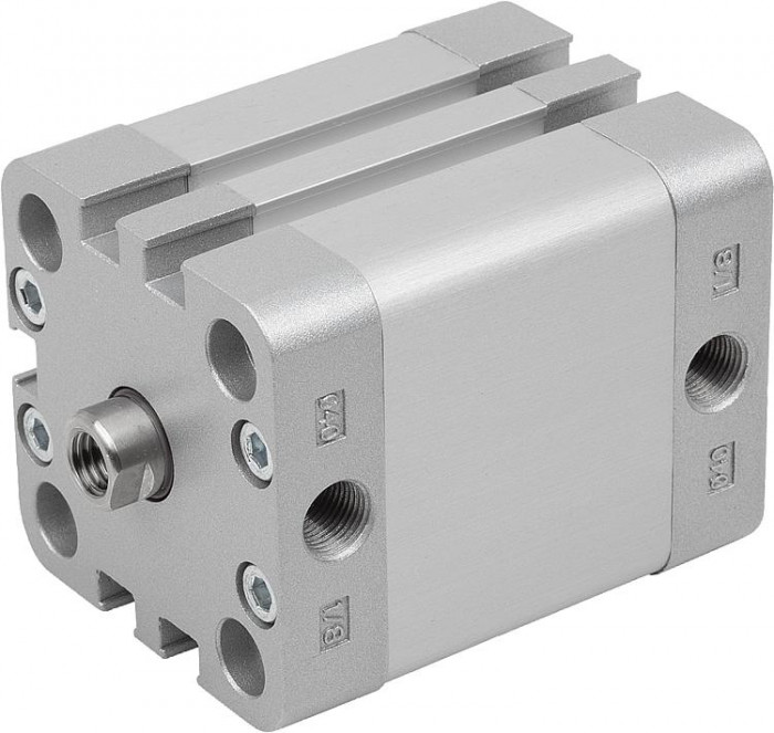 Pneumatický kompaktný valec DIN ISO 21287 Dvojčinný s magnetickým piestom