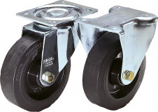 Kulové kladky – Otočná a pevná pojezdová kolečka z ocelového plechu standardní provedení