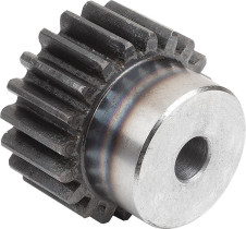 Novinky – Čelní ozubená kola z oceli, modul 2,5 ozubení kalené, přímé ozubení, úhel záběru 20°