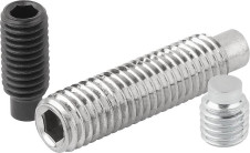 Skrutky – Závitové kolíky s vnitřním šestihranem a čepem ČSN EN ISO 4028