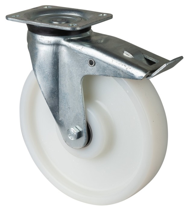 Těžkotonážní kolečka - otočná s brzdou L620.B15.250