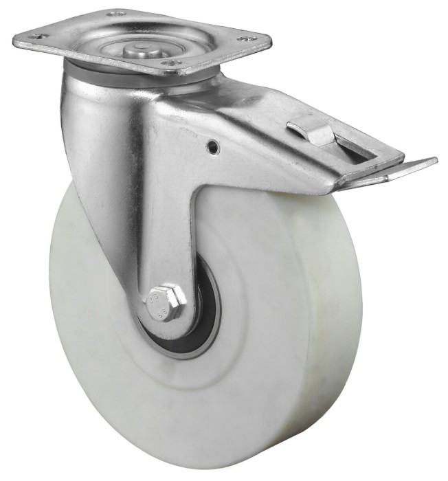 Těžkotonážní kolečka - otočná s brzdou L620.B16.200