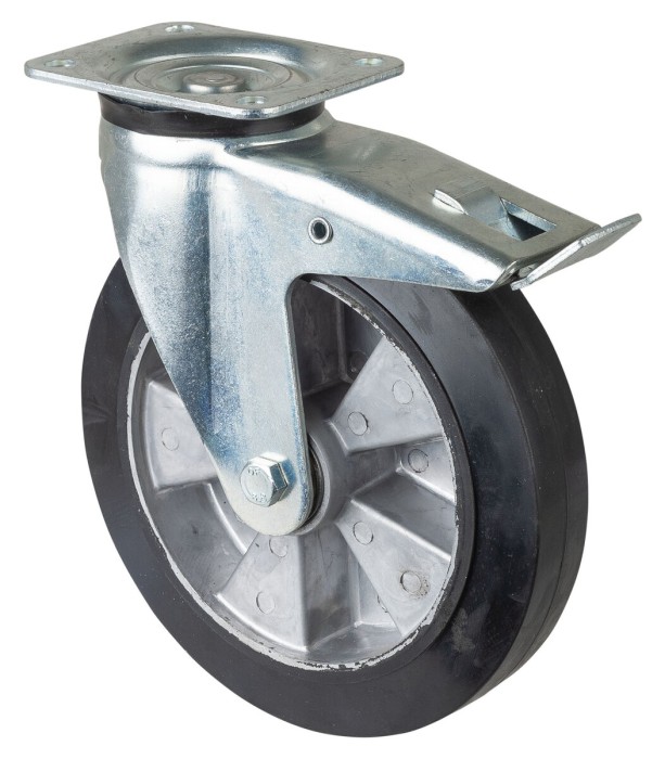 Těžkotonážní kolečka - otočná s brzdou L620.B80.250