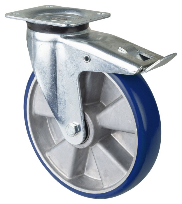 Těžkotonážní kolečka - otočná s brzdou L620.B92.250