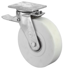 Těžkotonážní kolečka - svařovaná konstrukce – Těžkotonážní kolečka – otočná s brzdou