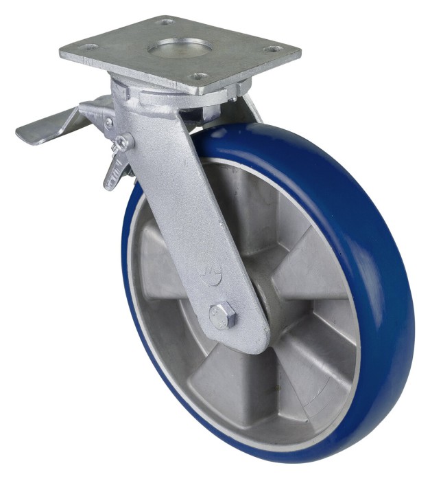 Těžkotonážní kolečka - otočná s brzdou RR120.B92.250