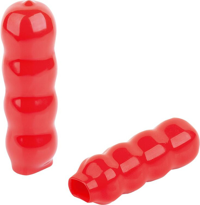 Plastové úchyty, kulaté se čtvercovým upevněním