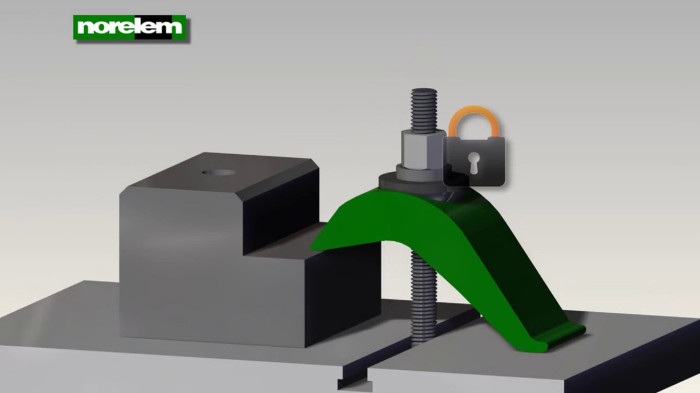 Upínky a upínacie príložky norelem