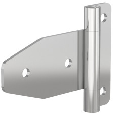 Nerezové panty | Závěsy z nerez oceli – Závěs pro těžký provoz 115 × 155 mm – 3 klouby