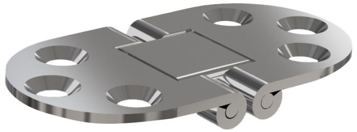 Závěs pro námořní aplikace - 38,1 x 71,1 mm
