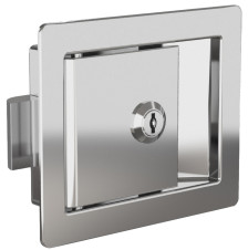 Zaskakovací uzávěry | Zámky pro kryty a kapotáže – Západky ploché 68,5 × 84 mm