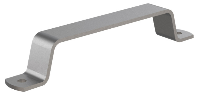 Madla s přední montáží 107 mm z oceli nebo nerezové oceli