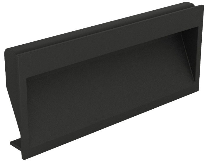 Zapustená rukoväť s upevňovacími sponami 187 x 79 mm