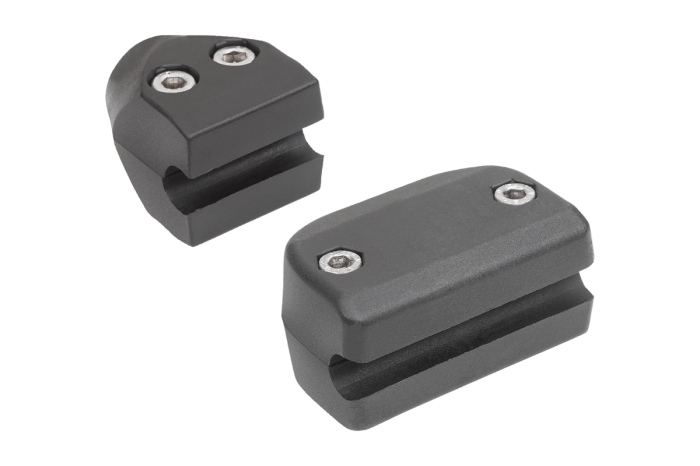 Jednoduché plastové svorky pro kulatá boční vedení