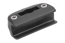 Komponenty pro dopravníkové systémy – Jednoduché svorky z plastu pro ploché oceli pro boční vedení s kuželovým přídržným profilem