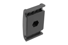 Komponenty pro dopravníkové systémy – Dvojité svorky z plastu pro kulatá boční vedení