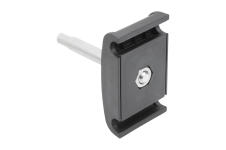 Komponenty pro dopravníkové systémy – Dvojité svorky z plastu, s čepy z nerezové oceli pro kulatá boční vedení