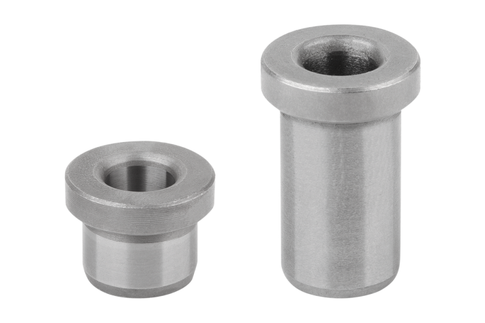 Vrtací pouzdra s nákružkem z nerezové oceli DIN 172