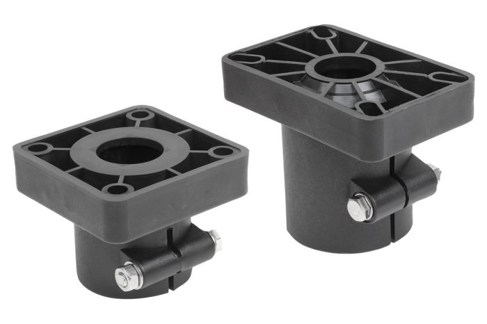 Trubková spojka, opěrná plastová hlavice, pro kulaté trubky