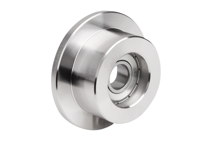 Vodiace kladky z ocele, s jednostrannou prírubou