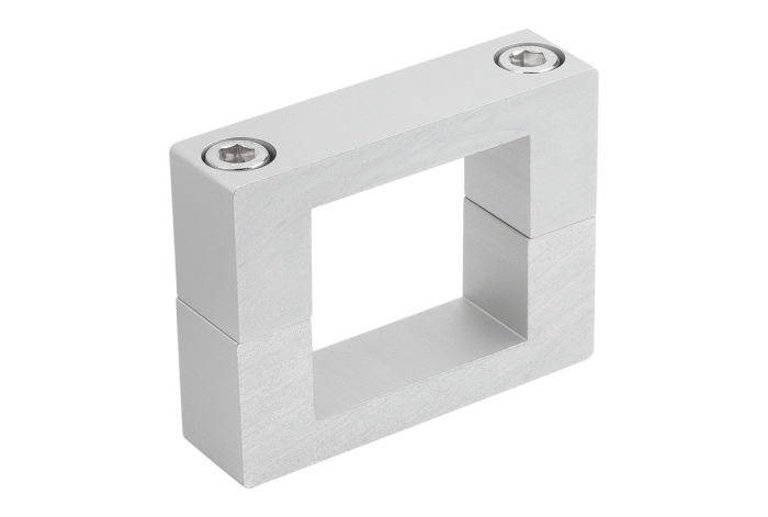 Hliníkové přírubové svorky pro lineární jednotky, čtvercové
