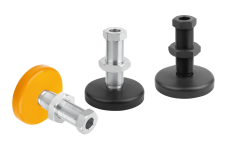 Stavitelné a stavěcí nožky &ndash; Stavitelné nožky z oceli, s dutým šroubem