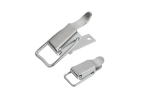 Nastaviteľné  spony &ndash; Upínacie uzávery z ocele alebo nehrdzavejúcej ocele, s upínacím úchytom do 300 N, skryté otvory na priskrutkovanie