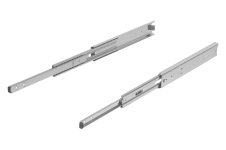 Teleskopické lišty &ndash; Teleskopické lišty, ocelové pro boční montáž, extra výsuv, nosnost do 100 kg