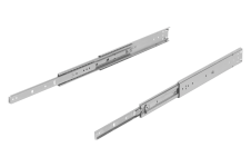Teleskopické lišty &ndash; Teleskopické lišty, ocelové pro boční montáž, extra výsuv, nosnost do 68 kg