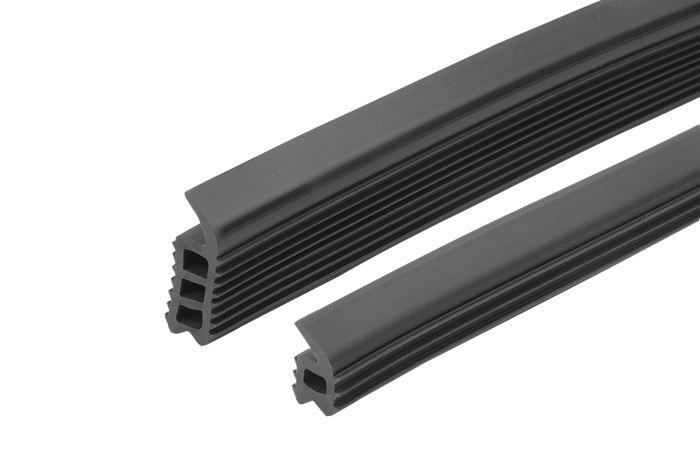 Profily s chlopní z PVC