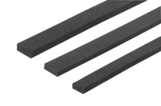 Novinky | Průmyslové a normalizované díly &ndash; Obdélníkové profily z buničité pryže EPDM nebo CR, samolepicí