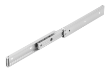 Teleskopické lišty &ndash; Teleskopické lišty, hliníkové, pre bočnú montáž, plný výsuv, nosnosť do 4 kg
