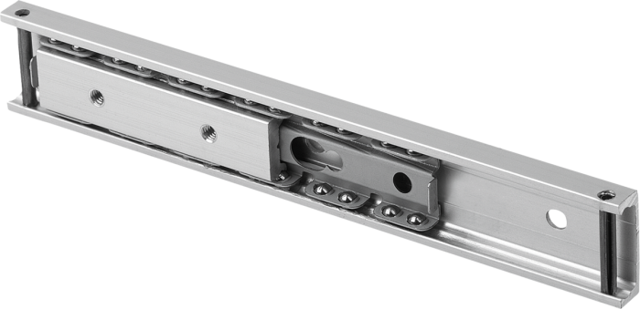 Lineární kuličkové ložisko s vnitřními kluzáky, hliník, nosnost do 5 kg