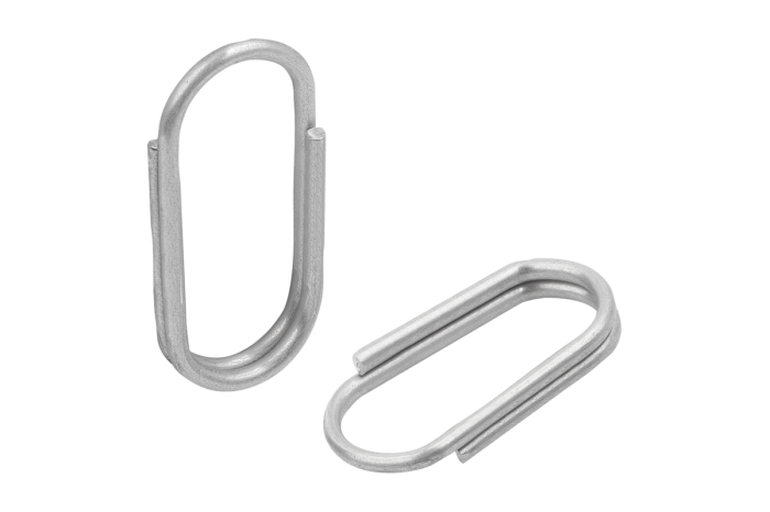 Key rings, stainless steel, oval