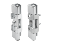 Novinky &ndash; Skryté závesy zo zinkového tlakového odliatku, ocele alebo nehrdzavejúcej ocele so zástrčkou, skosenie 23 mm