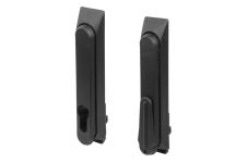 Novinky &ndash; Otočná páka z plastu, štvorcový montážny otvor, rozstup montážnych otvorov 50 × 50 × 50 mm, s krytom alebo bez krytu.