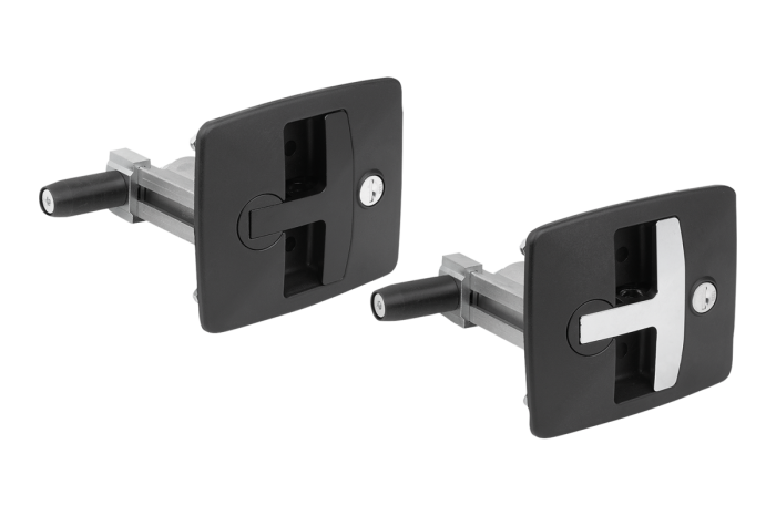 Compression latches plastic with T-grip, adjustable