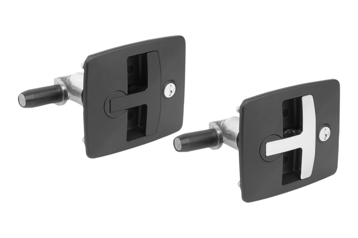 Compression latches, plastic with T-grip, fixed