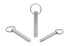 Novinky | Průmyslové a normalizované díly &ndash; Zajišťovací čep z nerezové oceli s klíčovým kroužkem z nerezové oceli