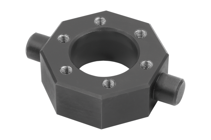 Kardanový adaptér pre matice s trapézovým závitom s prírubou