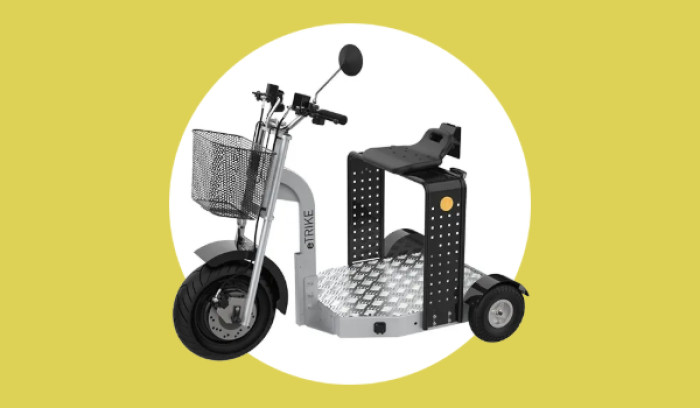 Elektrická transportní tříkolka eTRIKE pro osoby a materiál