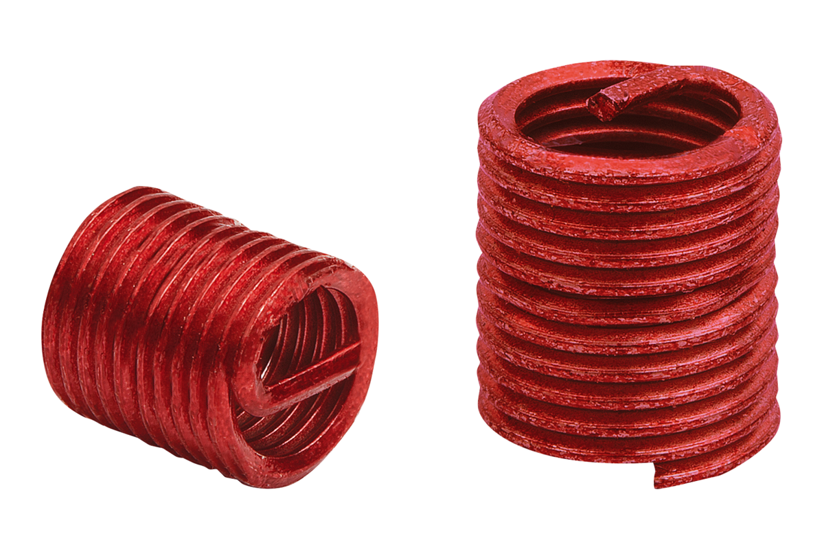Threaded Tang Threaded inserts, wire-wound and self-locking with tang | Marek.eu