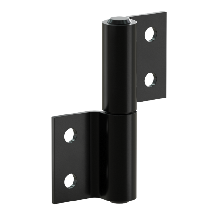 Small differential friction pin hinges A